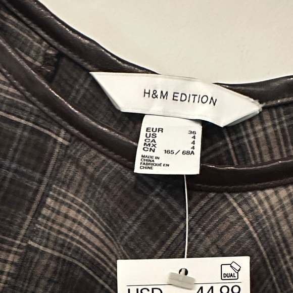 NWT H&M Fall25 Plaid Circle Skirt - Picture 3 of 10